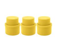 Tapas Selladoras De Bebidas, for Bebidas Carbonatadas, Tapón De Botella De Burbujas Seguro, Sello Inflable, Tapa De Refresco, Retenedor De Carbonatación, 3/1 Uds.(Yellow,3pcs)