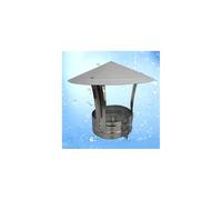 Tapas y cubiertas de chimenea de acero inoxidable, tapa de chimenea de chimenea, tapa superior de cono, tapa de lluvia galvanizada, cubierta protectora de tubería, cubierta de metal, sombrero de nieve