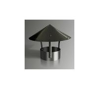 Tapas y cubiertas de chimenea de acero inoxidable, tapa de chimenea galvanizada, tapa superior de cono, cubierta de tubo, cubierta de metal, sombrero de nieve, tubo de escape de ventilación Co (D30 cm