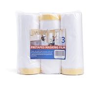 TAPEBEAR 3 Rollos Película Para Enmascarar, Película De Plástico Resistente