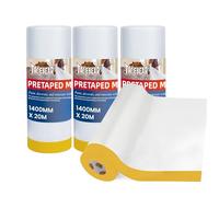 TAPEBEAR Película Protectora Pretapeada 1400mm x 20m (4 Rollos)