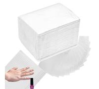 Tapete de papel - Tapete de mesa | 50 alfombrillas impermeables para mesa de manicura | Servilletas de mesa | Absorbente de agua con diseño de 3 capas para profesionales de manicura principiantes