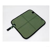 Tapete impermeable para asiento de camping, manta de picnic de doble cara con acolchado EVA de 9 mm, tapete plegable ligero para senderismo, camping y senderos, base antideslizante (verde)