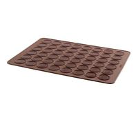 Tapete para hornear macarons franceses, 40 cm, marrón, silicona, Lékué
