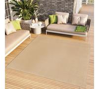 TAPISO Alfombra Mono Cuadrada De Pelo Corto Interior Diseño Moderno Beige Diseño Monocolor Alfombra Salón Dormitorio Adulto Comedor Cocina Resistente Exterior Oeko-Tex 250 x 250 cm