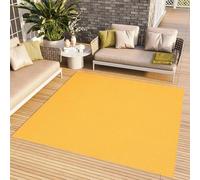 TAPISO Alfombra monocuadrada de Pelo Corto para Interior, diseño Moderno, Color Amarillo, diseño Monocolor, Alfombra para salón, Dormitorio, Adulto, Resistente, Exterior, Oeko-Tex, 250 x 250 cm