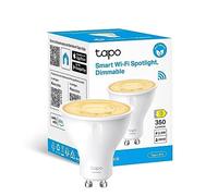 Tapo Bombillas LED GU10 inteligentes, regulables, luz cálida de 2700 K, base de lámpara GU10, control remoto, ahorro de energía, funciona con Alexa y Google Home, no requiere concentrador (Tapo L610)