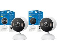 Tapo C113 - Smart Camera 2K 3MP | Indoor/Outdoor IP65, AI Detection, Color Night Vision, Two-Way Audio, Local/Cloud Storage (Paquete de 2)