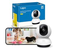 Tapo Cámara de vigilancia C220 – 2K 4MP, IA 360° visión nocturna, audio bidireccional – Blanco/negro