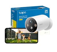 Tapo C425 - Cámara de Seguridad con batería 2K 4MP QHD para Exteriores, inalámbrica, Vida útil de la batería de 300 días, Angulo de visión súper Amplio de 150°, visión Nocturna a Color, cámara para