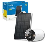 Tapo C425 Kit 2K 4MP QHD Batería Solar Cámara de Seguridad Exterior Inalámbrica, 150° Súper Amplio FOV, Visión Nocturna a Color, Sin Cuota Mensual, Detección IA, Conversación Bidireccional, IP66