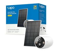 TP-Link Kit cámara Tapo C425 Blanco – 2K, batería + panel solar, visión nocturna a color IP66
