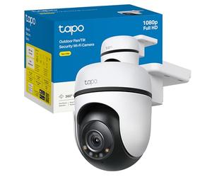 Tapo C500 - Cámara de Vigilancia WiFi Exterior 360º, 1080p, Detección IA | Detección Movimiento, Personas y Manipulación. Visión Nocturna a Color. Alarma Luz y Sonido. Admite MicroSD. App Tapo. IP65.