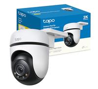 Tapo Cámara de seguridad C510W para exteriores Wi‑Fi Pan/Tilt 2K IP65 Blanco/negro