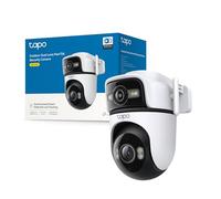 Tapo C545D 2K 3MP Cámara de Doble Lente para Exteriores, cámara de Seguridad con Seguimiento Inteligente, cámara Inteligente AI para Exteriores, CCTV, visión Nocturna, IP66, Audio de 2 vías, sin hub