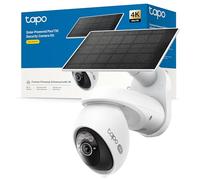 Tapo Cámara de seguridad C660 Kit 4K 8MP Wi‑Fi Panel solar 360° Batería 10000 mAh