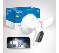 Tapo C720 - Cámara de seguridad para exteriores con reflector, 2800 lúmenes ultrabrillantes, 2K QHD 4MP, zona de detección de 270°, cámara Wi-Fi sin tarifa mensual, AI inteligente, alarma