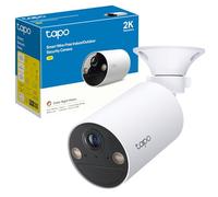 Tapo Cámara de Seguridad inalámbrica Inteligente 2K para Interiores y Exteriores, visión Nocturna, detección de Movimiento, Audio bidireccional, batería Recargable, Almacenamiento Flexible, Sirena