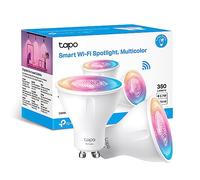 Tapo L630 GU10 (2 paquetes) - Bombilla LED inteligente Wi-Fi, RGBW multicolor, 16 millones de colores, compatible con Amazon Alexa, 350 lúmenes, 3.7W, ahorro de energía, 2 unidades