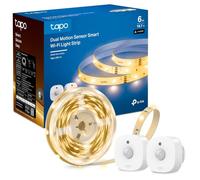 Tapo L901-6 Tira LED Inteligente WiFi 6m con Doble Sensor Movimiento | Detección automática infrarroja | Control por voz con Alexa y Google | Brillo regulable | Fácil adhesión 3M
