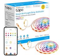 Tapo L930-5 Tira de luces LED Wi-Fi 5 m, control de colores por zonas para dormitorio, sincronización con música, control de voz manos libres con Alexa Google Apple HomeKit, revestimiento