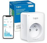 Tapo Matter Enchufe Conectado WiFi, Seguimiento de Consumo, 16A Tipo E, Funciona con Alexa, Control de Radiador, Calefacción, Ahorro de Energía, Tapo P110MA(ES)