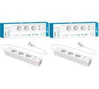 Tapo - Regleta conectada WiFi, 3 enchufes Independientes y 3 Puertos USB de Carga rápida (1 Tipo C+2 Tipo A), 10A Tipo F, Compatible con HomeKit, Alexa y Google Home, Control de Acuario, Tapo P300