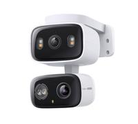 Tapo TC34 - Cámara de seguridad para interiores y exteriores (doble lente, 2K, 3 MP)