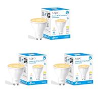 Tapo TP-Link L610 - Bombilla LED Inteligente Regulable GU10, 3.5W Ahorro de energía, Blanco Cálido 2700k, 350lm,Compatible con Alexa y Google, Control remoto, Horario y Temporizador, 1 Unidad