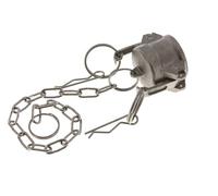 Tapón de acoplamiento de acero inoxidable Camlock DN 25 (1'') Tipo DC MIL-C-27487