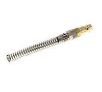 Tapón de acoplamiento de aire de latón DN 7,2 (Euro) Tuerca de unión de 8x10 mm Bend-Protect con válvula de retención