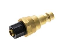 Tapón de acoplamiento de aire de latón DN 7,2 (Euro) Tuerca de unión de 8x10 mm con válvula de retención