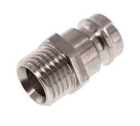Tapón de acoplamiento del molde DN 9 de acero inoxidable con rosca macho M14x1,5