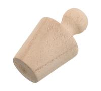 Tapón de Corcho Cónico de Madera para Botellas de Vino y Mini Botellas | Instalación Fácil, Ayuda a Prevenir Fugas y Mantener , Acabado Beige para Uso en Recipientes de Vidrio