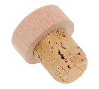 Tapón de Corcho de Roble para Botella de Vino y Cerveza | Madera Natural, Sellado Hermético, Fácil de Usar y Guardar, Diseño Decorativo para Botellas de Vidrio