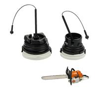 Tapón de Depósito de Combustible y Tapón de Aceite Reemplazo para Motosierras Stihl - Compatible con MS171, MS181, MS250, MS260