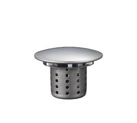 Tapón de drenaje de fregadero de acero inoxidable, cesta de filtro con diseño moderno, para prevención de obstrucciones de lavabo de baño