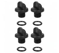 Tapón de Drenaje Universal Bomba Piscina R0446000 4 Piezas Junta Tórica | Plástico de Alta Resistencia, Goma Flexible, Compatible con Intex y Bestway, Anti-Fugas, Invernaje y Filtro de Arena
