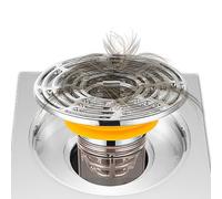 Tapón de fregadero - Cesta de enchufe magnético de silicona ABS, cubierta de filtro, colector de desagüe a prueba de olores, colador de cocina antiobstrucción | Eliminar residuos de cabello Bañera