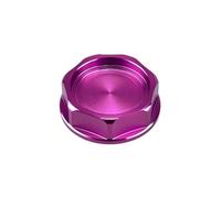 Tapón de Gasolina, tapón de Aceite de Motor de Coche, modificación de Coche, Tapa de depósito de Combustible de radiador de Aluminio, Apto para Honda Civic (Colorido) (Morado)