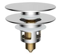 Tapón de Lavabo Universal Pop Up, Tapa de Lavabo para Cocina con Filtro Anti-Obstrucción, Tapón de Drenaje Emergente Anti-obstrucción para Baño y Inodoro, Válvula de Desagüe para Cocina