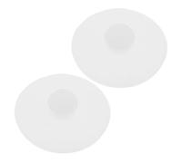 Tapón de Silicona Blanco 2 Piezas para Botella de Agua, Antifugas | Antiderrames, para Botellas y Tapas Pajita, Uso Exterior y Trayectos, Diseño Simple y Líneas Suaves