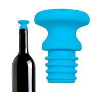 Tapón de silicona para botella de vino, tapón de sello de vino, tapón de alimenticio, herramienta de cocina flexible y reutilizable para licor, refrescos, champán