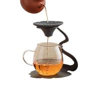 Tapón de té, filtro sin agujeros con soporte de hierro, difusor de té suelto, para la preparación de bebidas lácteas, cócteles, para hornear y cocinar, ablandar el agua y mejorar el sabor