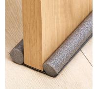 Tapón de tira de sellado inferior de puerta Flexible, protector de burlete para puerta, bloqueador de polvo y viento, tapón sellador, sello de puerta, superventas White