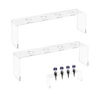 Tapón De Vino Acrílico: Marco Transparente Resistente, Vitrina Con Múltiples Ranuras, Pedestal De Escritorio | Tapón Decorativo Para Sala De Estar, Aparador, Chimenea, Regalo De Inauguración De La Cas