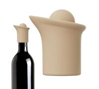 Tapón de vino de silicona reutilizable para vino y licores | Toper a prueba de fugas para casa, bar, camping, viajes, restaurante, fiesta, champán y almacenamiento de bourbon, 5,6 x 5,2 x 3,6 cm