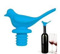 Tapón de vino para pájaros, tapón reutilizable 3D, tapón de champán de silicona con sello a prueba de fugas, accesorio de botella de vino para bebidas, licor de cerveza, conservación de frescura y