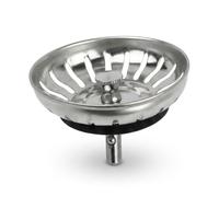 Tapón Fregadero Cocina 80 mm con colador de Acero Inoxidable