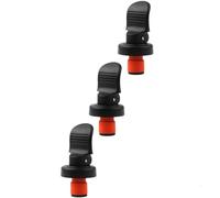 Tapones De Silicona for Vino, Tapones Reutilizables for Botellas De Vacío, Tapón Manual Expandible for Bebidas, 3 Uds.